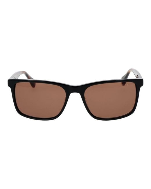 Ted Baker Brown Black Acetate Sunglasses for men