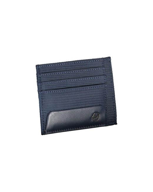 Piquadro Blue Nylon Wallet for men
