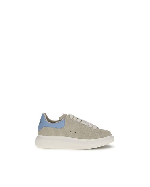 McQueen Multicolor Beige Calf Leather Bos Taurus Chunky Sneakers for men