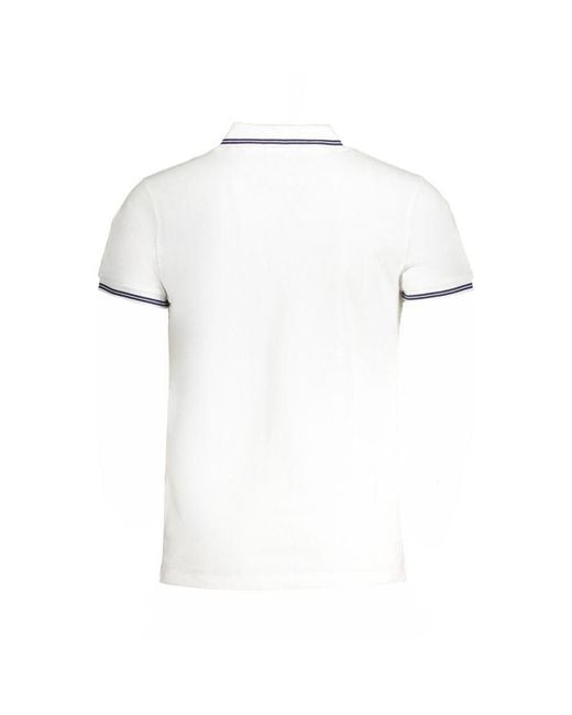 Roberto Cavalli White Cotton Polo for men