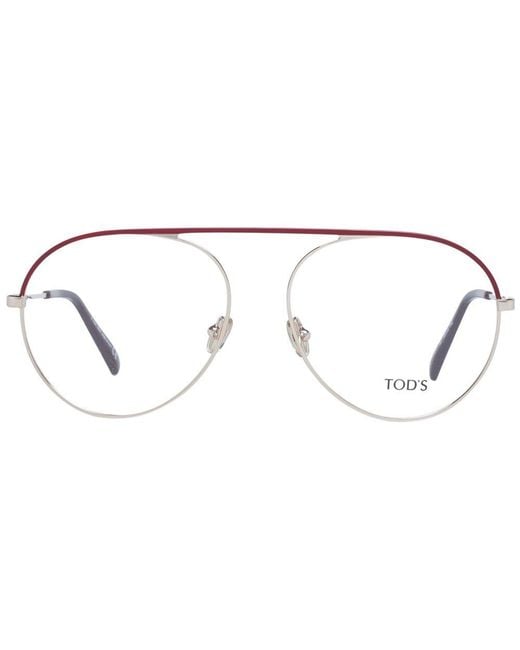 Tod's Metallic Multicolor Metal Glasses (frames)