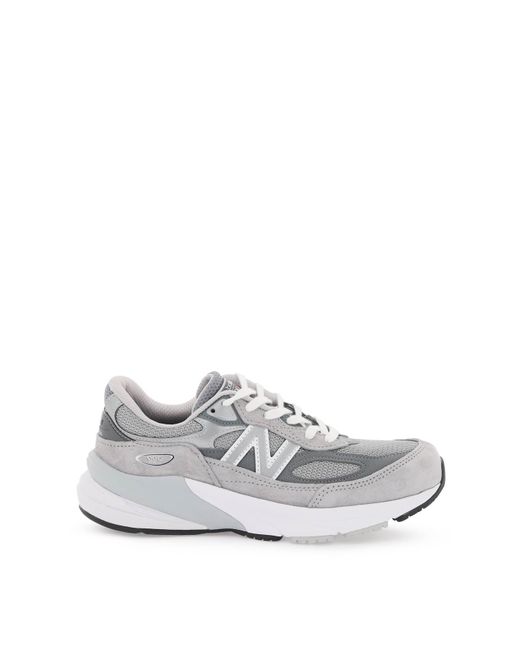 New Balance White 990V6 Sneakers Made In