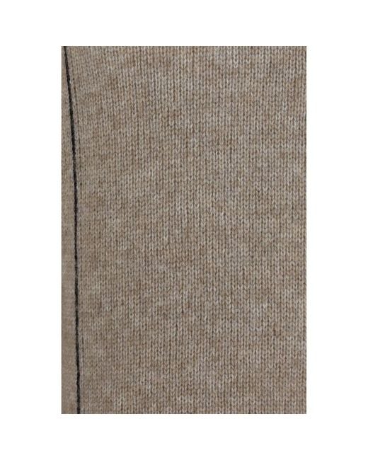 Giorgio Armani Gray Beige Alpaca Vicugna Pacos Hoodie for men