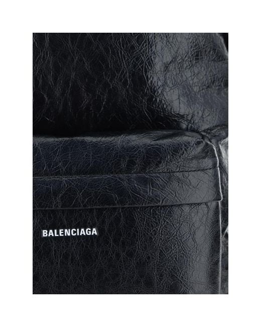 Balenciaga Blue Explorer Backpack for men