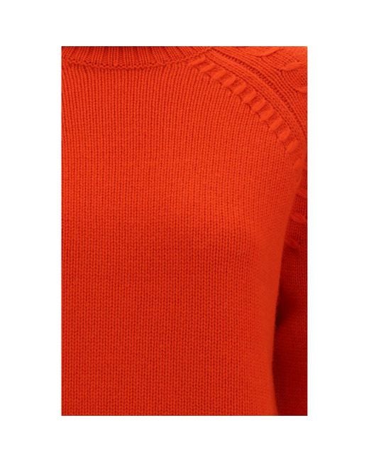 P.A.R.O.S.H. Red Multicolor Cashmere Sweater