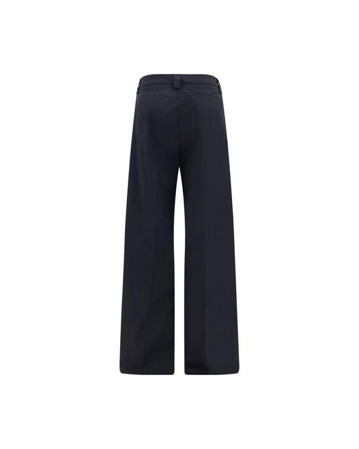 THE LATEST Cotton Wide Leg Pants in Blue | Lyst