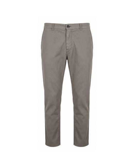 Trussardi Gray Grey Cotton Men Trouser for men