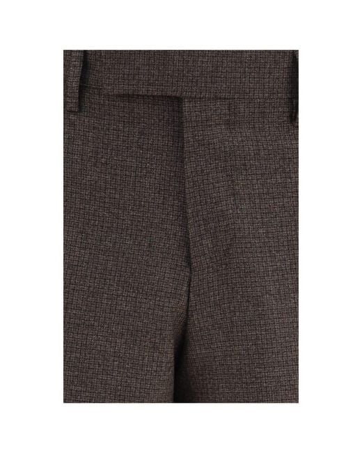 Lardini Brown Viscose Dress Pants for men