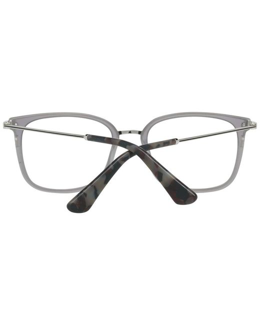 Police Metallic Gray Metal & Plastic Glasses (frames) for men