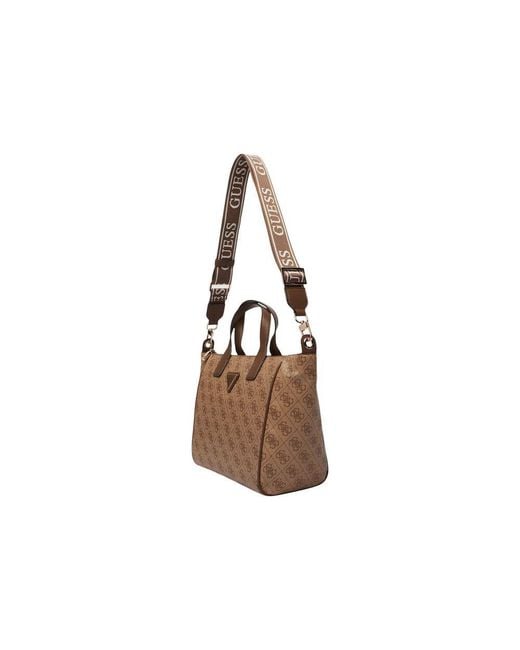 Guess Multicolor White Polyethylene Handbag