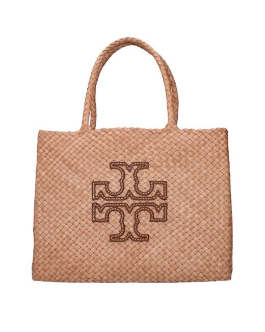 Tory Burch Brown Pink Leather Shoulder Bag for men