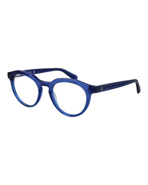 Guess Blue Acetate Glasses (Frames) for men