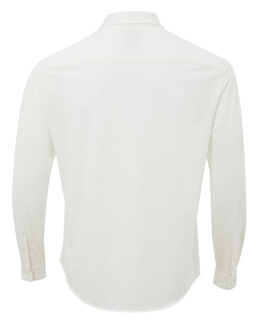 Armani Exchange White Organic Cotton Shirt for men