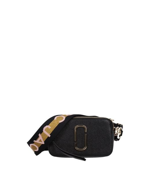 Marc Jacobs Black Leather Crossbody Bag