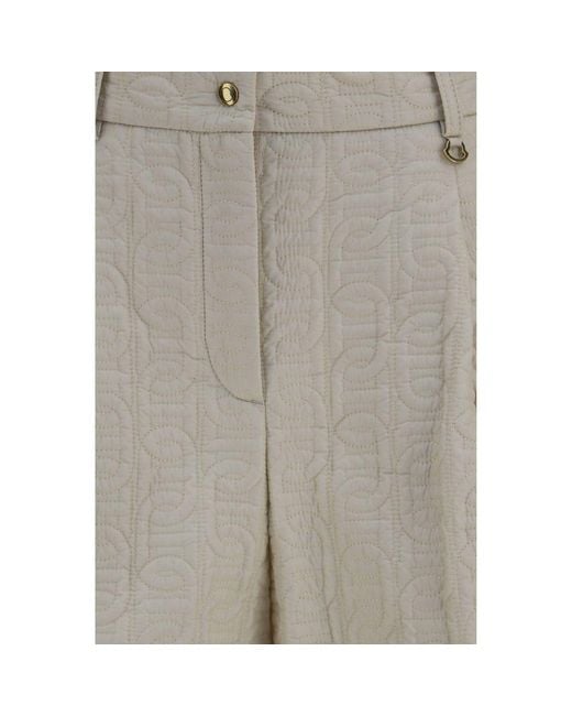 Moncler Gray Beige Polyamide Bermuda Shorts