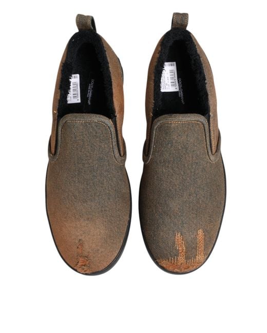 Dolce & Gabbana Brown Sneakers for men