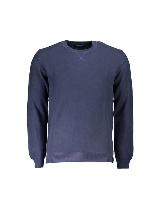North Sails Blue Cotton Men Sweater for men