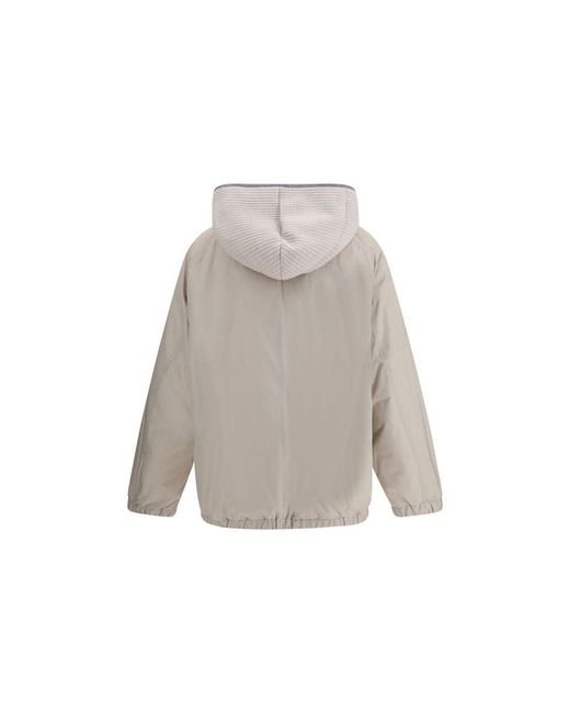 Brunello Cucinelli Gray Padded Jacket