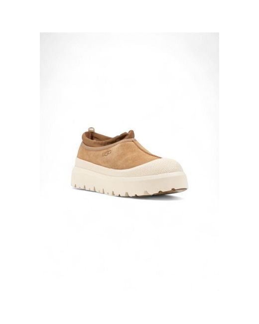 Ugg White Beige Suede Leather Clogs for men