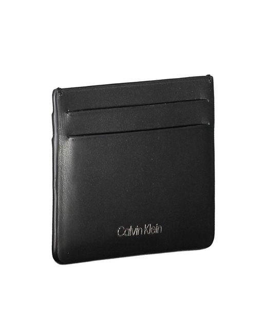 Calvin Klein Black Leather Wallet for men