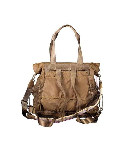Desigual Pink Poliestere Backpack