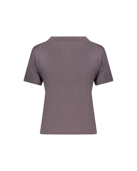 North Sails Purple Gray Viscose T
