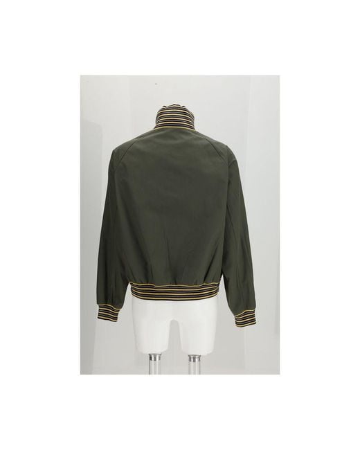 Prada Green Bicolor Polyester Bomber