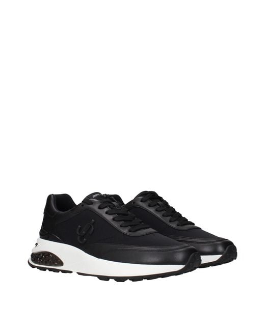 Jimmy Choo Blue Fabric Athletic Sneakers for men