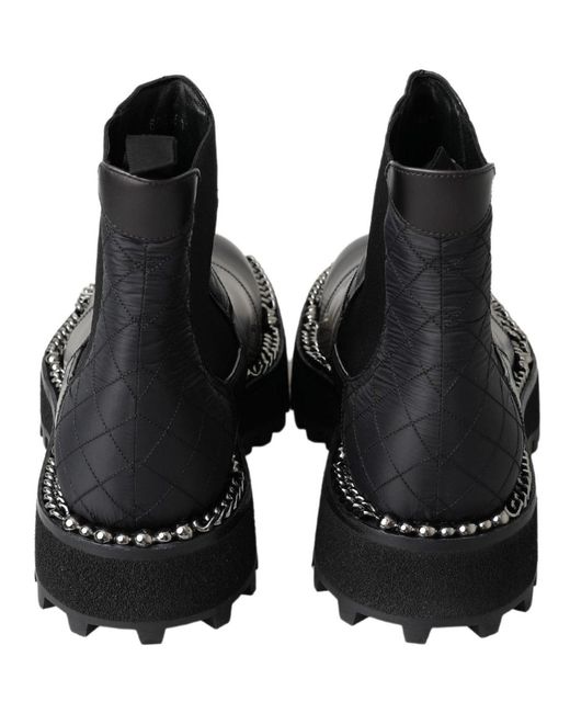 Dolce & Gabbana Black Chelsea Boots for men