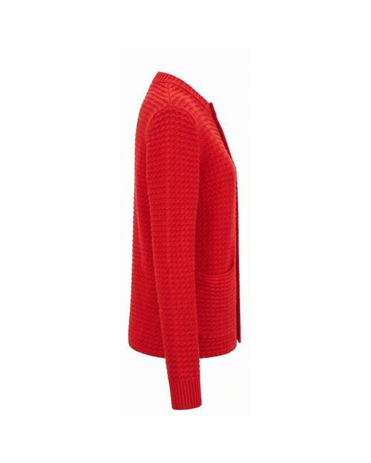 Malo Red Cotton 's Cardigan