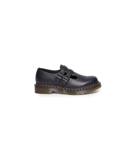 Dr. Martens Black Leather Platform Pumps