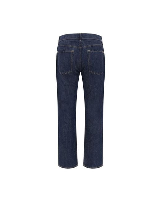 7FOR Blue Straight Jeans for men