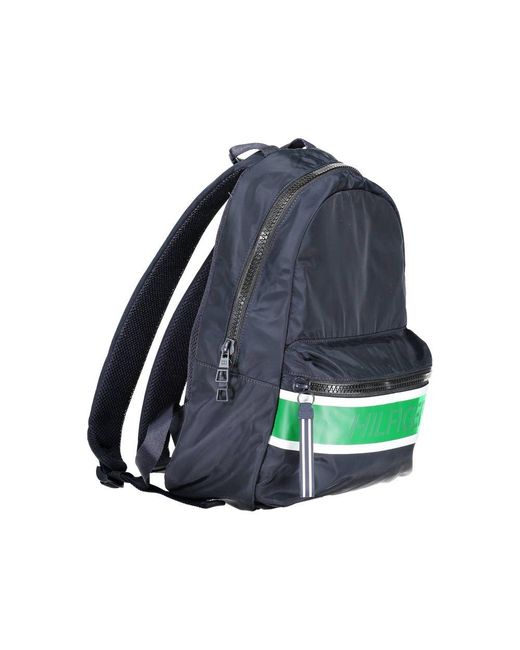 Tommy Hilfiger Blue Polyester Men Backpack for men
