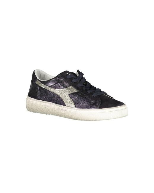 Diadora Black Leather Sneaker