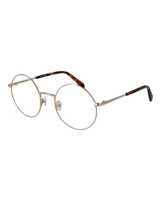 Emilio Pucci Metallic Gold Metal Glasses (frames)