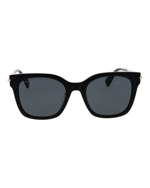 Max Mara Black Acetate Sunglasses