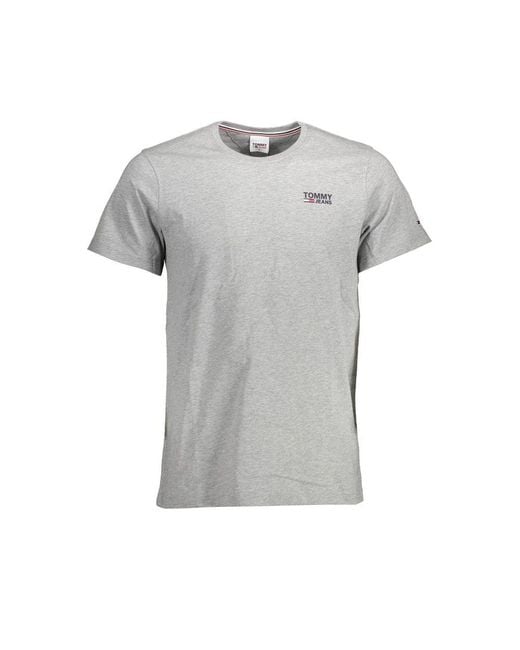 Tommy Hilfiger Gray Cotton T-Shirt for men
