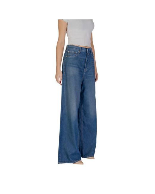 Replay Blue Cotton Jeans & Pant