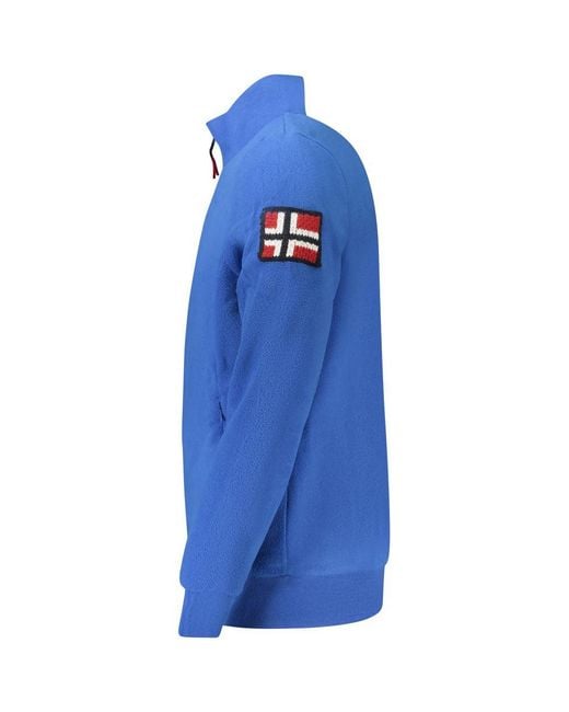 Norway 1963 Blue Polyester Sweater for men