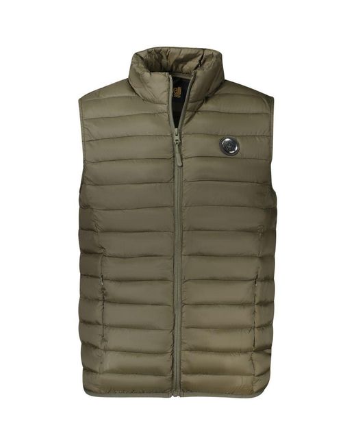 Roberto Cavalli Green Polyester Jacket for men