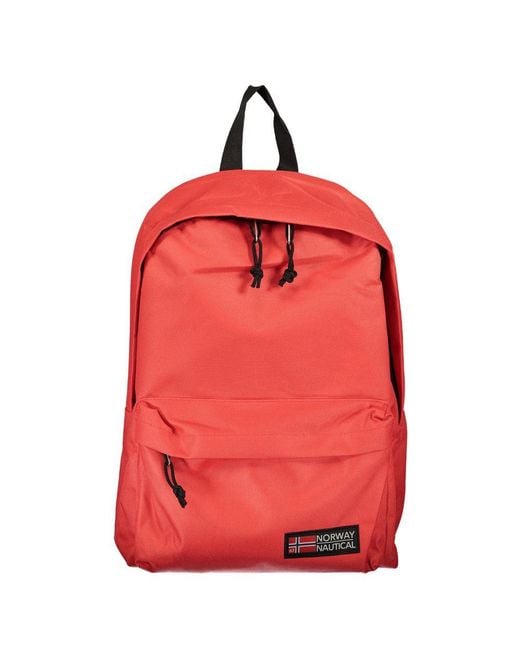 Norway 1963 Red Polyester Men's Backpack for men