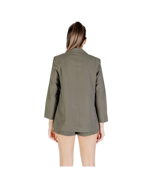 ONLY Green Viscose Blazer