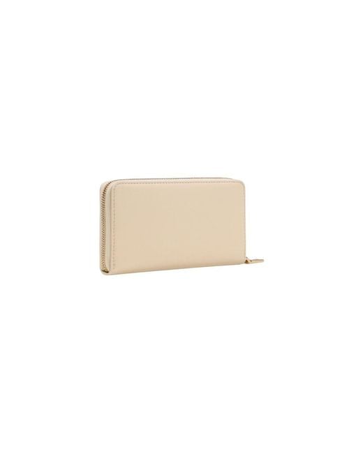 Love Moschino Natural Beige Polyethylene Wallet