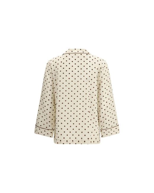 P.A.R.O.S.H. Natural P. A.R. O.S. H. Silk Pattern Shirt