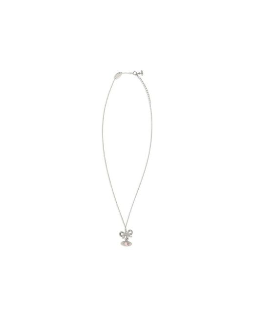 Vivienne Westwood Metallic Silver Silver Necklace