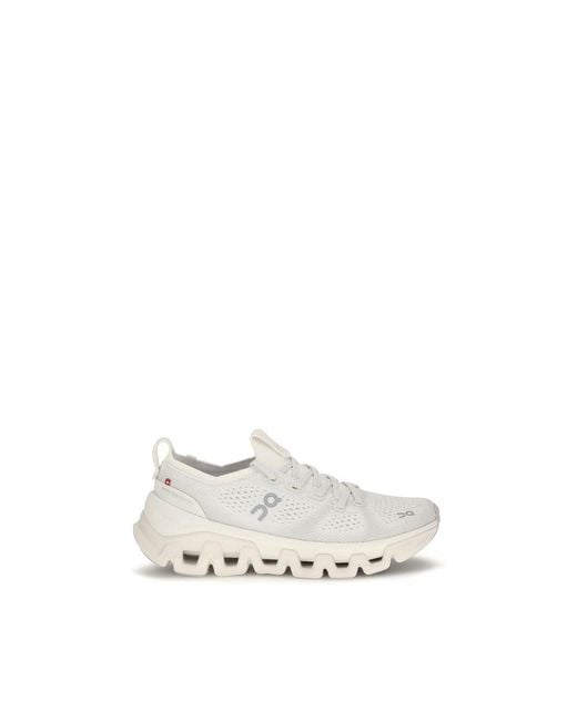 On Shoes White Fabric Athletic Sneakers for men