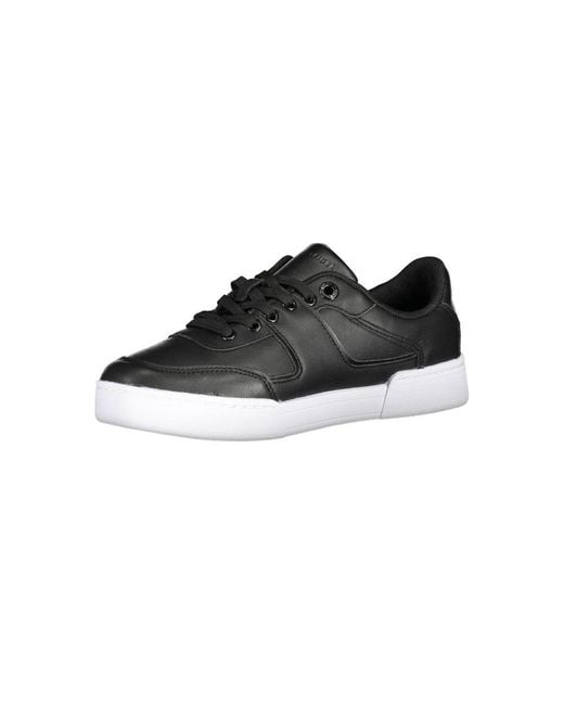 Tommy Hilfiger Black Leather Sneaker