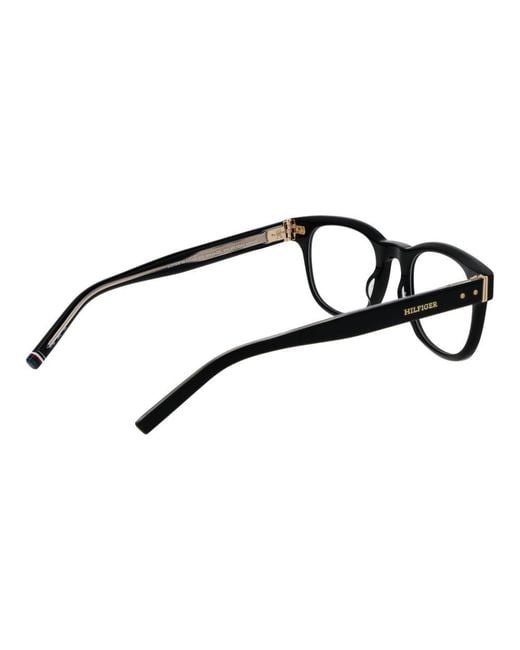 Tommy Hilfiger Black Acetate Glasses (frames) for men