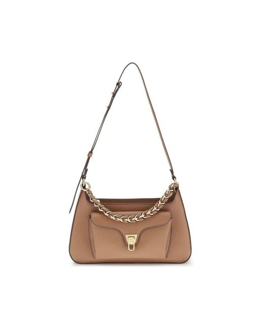 Coccinelle Brown Beat Generation Shoulder Bag
