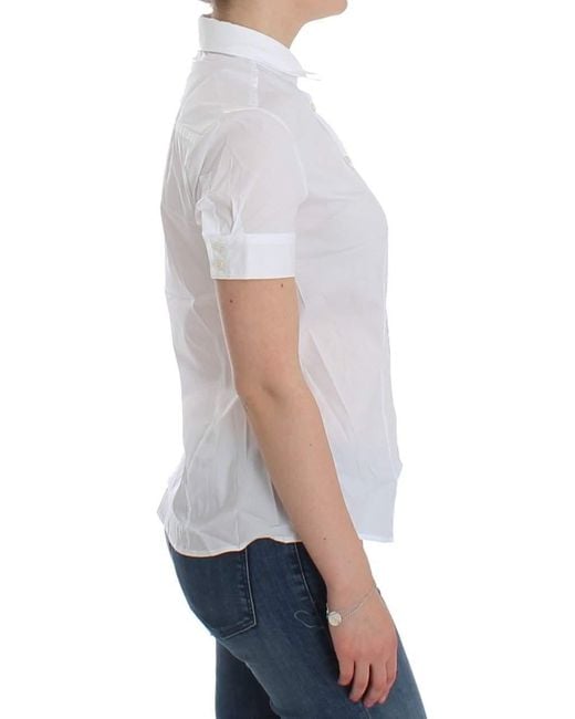 John Galliano Cotton Shirt White Sig12559